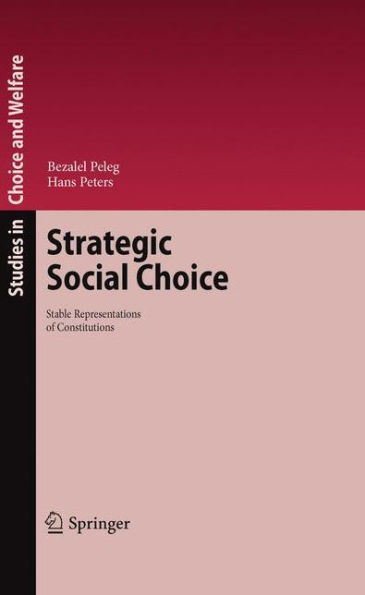 Strategic Social Choice: Stable Representations of Constitutions