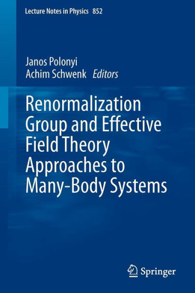 Renormalization Group and Effective Field Theory Approaches to Many-Body Systems