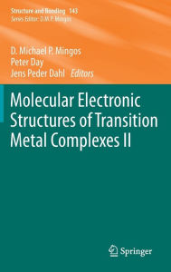 Title: Molecular Electronic Structures of Transition Metal Complexes II, Author: David Michael P. Mingos