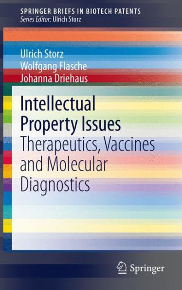 Intellectual Property Issues: Therapeutics, Vaccines and Molecular Diagnostics