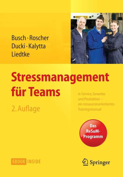 Stressmanagement für Teams: in Service, Gewerbe und Produktion - Ein ressourcenorientiertes Trainingsmanual