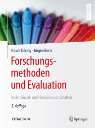 Title: Forschungsmethoden und Evaluation in den Sozial- und Humanwissenschaften, Author: Nicola Döring