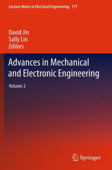 Advances Mechanical and Electronic Engineering: Volume 2