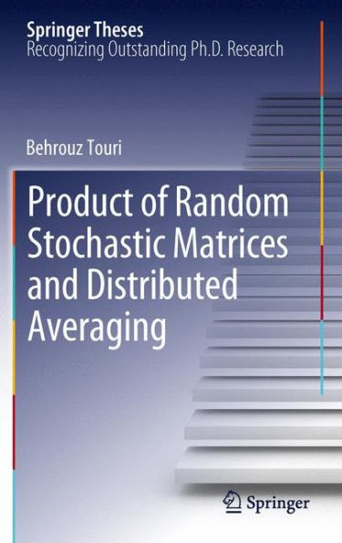 Product of Random Stochastic Matrices and Distributed Averaging