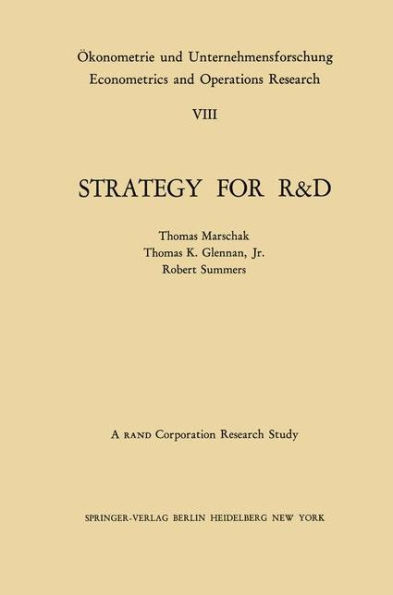 Strategy for R&D: Studies in the Microeconomics of Development / Edition 1