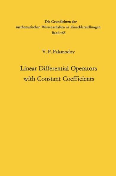 Linear Differential Operators with Constant Coefficients