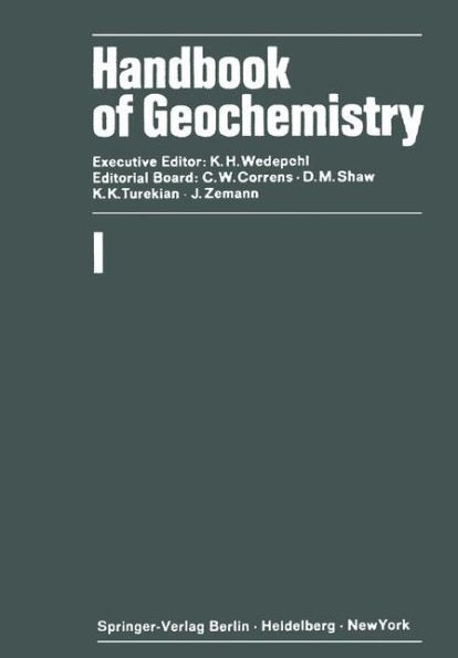 Handbook of Geochemistry