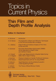 Title: Thin Film and Depth Profile Analysis, Author: H. Oechsner