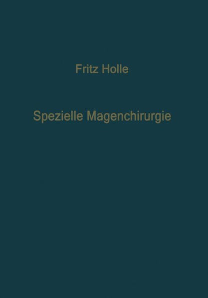 Spezielle Magenchirurgie