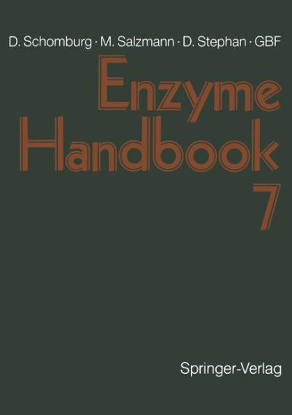 Enzyme Handbook 7: Class 1.5-1.12: Oxidoreductases