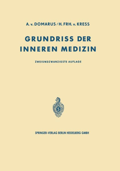 Grundriss der Inneren Medizin