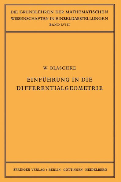 Einführung in die Differentialgeometrie