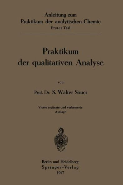 Praktikum der qualitativen Analyse