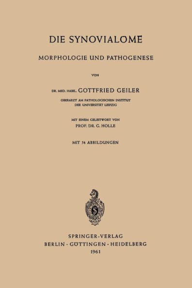 Die Synovialome: Morphologie und Pathogenese