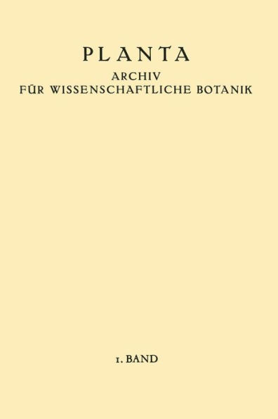 Planta: Archiv für Wissenschaftliche Botanik