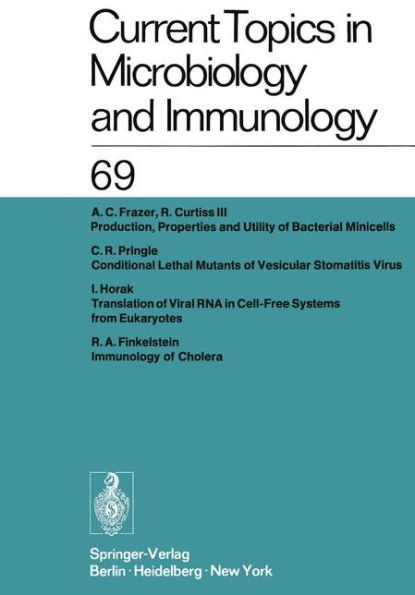 Current Topics in Microbiology and Immunology: Ergebnisse der Mikrobiologie und Immunitätsforschung