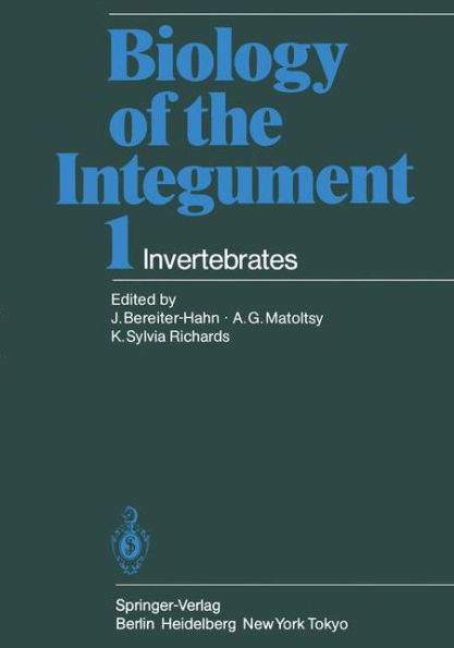 Biology of the Integument: Invertebrates / Edition 1