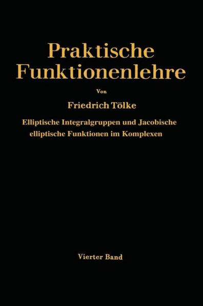 Elliptische Integralgruppen und Jacobische elliptische Funktionen im Komplexen