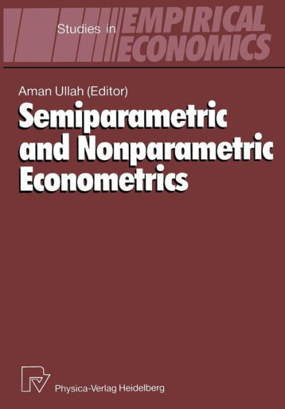 Semiparametric and Nonparametric Econometrics