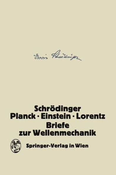 Briefe zur Wellenmechanik