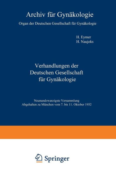 Verhandlungen der Deutschen Gesellschaft für Gynäkologie