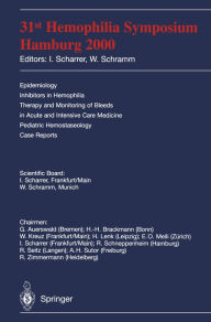 Title: 31st Hemophilia Symposium: Hamburg 2000, Author: I. Scharrer