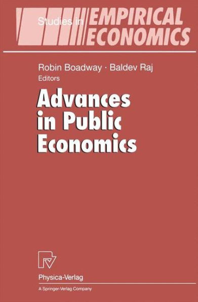 Advances Public Economics