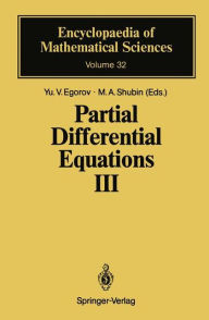 Title: Partial Differential Equations III: The Cauchy Problem. Qualitative Theory of Partial Differential Equations, Author: Youri Egorov