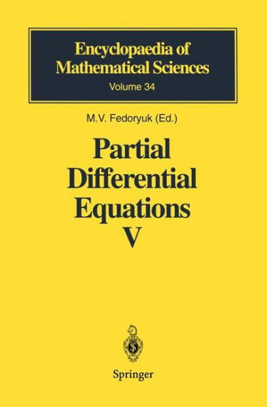 Partial Differential Equations V: Asymptotic Methods for Partial Differential Equations