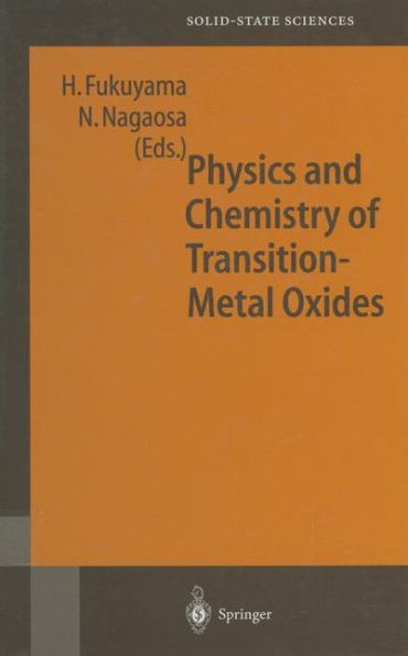 Physics and Chemistry of Transition Metal Oxides: Proceedings of the 20th Taniguchi Symposium, Kashikojima, Japan, May 25-29, 1998