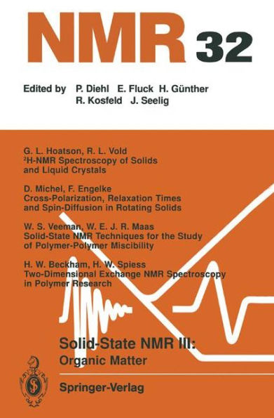 Solid-State NMR III Organic Matter: Organic Matter