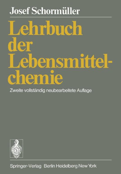 Lehrbuch der Lebensmittelchemie