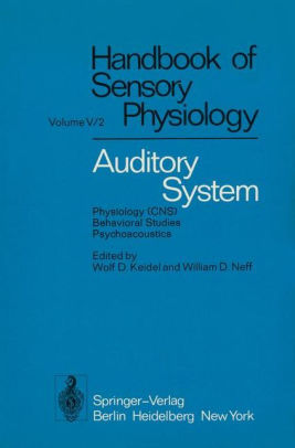 Auditory System Physiology Cns I Behavioral Studies Psychoacoustics Edition 1 By Moshe Abeles Giran Bredberg Robert A Butler John H Casseday Paperback Barnes Noble