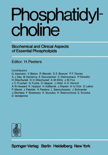 Phosphatidylcholine: Biochemical and Clinical Aspects of Essential Phospholipids