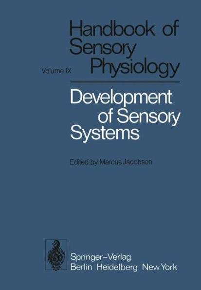 Development of Sensory Systems / Edition 1