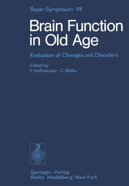 Brain Function in Old Age: Evaluation of Changes and Disorders