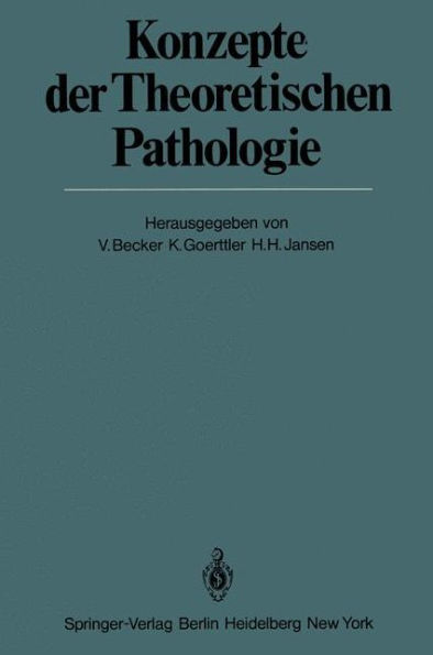 Konzepte der Theoretischen Pathologie