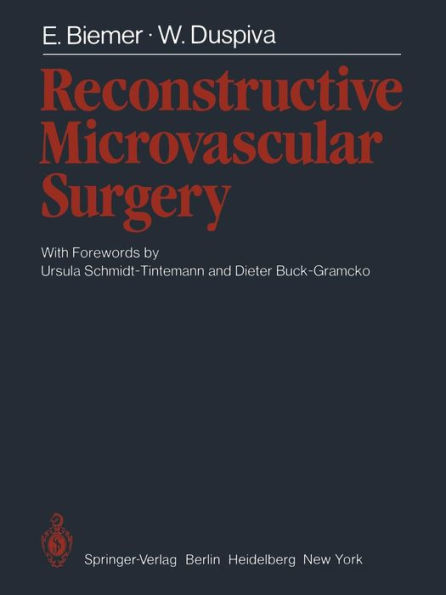 Reconstructive Microvascular Surgery / Edition 1