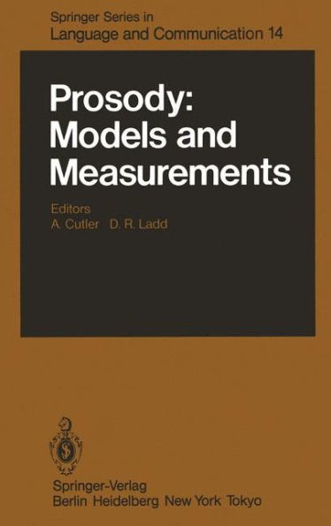 Prosody: Models and Measurements