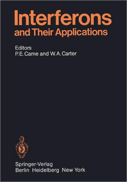 Interferons and Their Applications / Edition 1