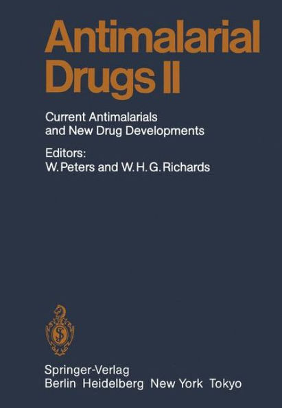 Antimalarial Drug II: Current Antimalarial and New Drug Developments / Edition 1