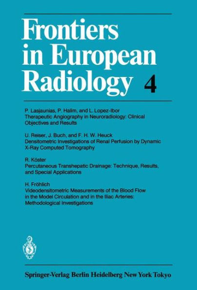 Frontiers in European Radiology / Edition 1