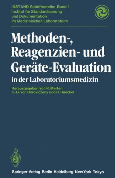 Methoden-, Reagenzien- und Gerï¿½te-Evaluation in der Laboratoriumsmedizin