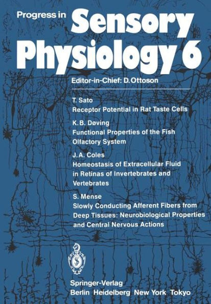 Progress in Sensory Physiology