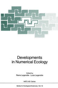 Title: Developments in Numerical Ecology, Author: Pierre Legendre