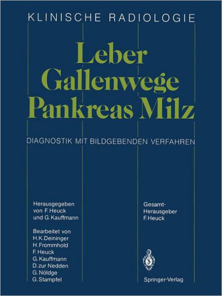 Leber ï¿½ Gallenwege Pankreas ï¿½ Milz: Diagnostik mit bildgebenden Verfahren