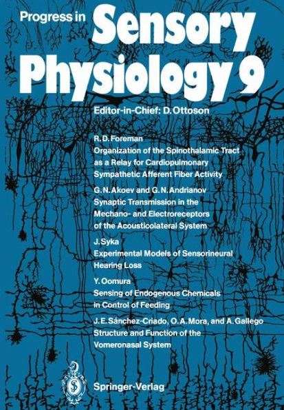 Progress in Sensory Physiology 9 / Edition 1