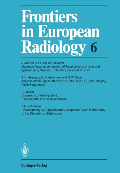 Frontiers in European Radiology / Edition 1
