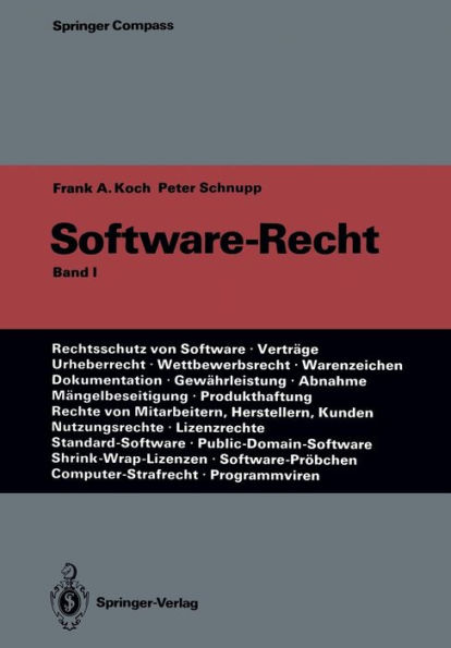 Software-Recht: Band 1