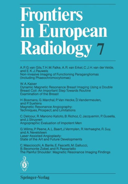 Frontiers in European Radiology / Edition 1